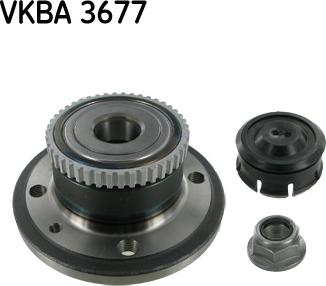 SKF VKBA 3677 - Juego de cojinete de rueda www.parts5.com