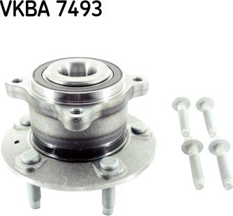 SKF VKBA 7493 - Wheel hub, bearing Kit parts5.com