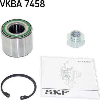 SKF VKBA 7458 - Wheel hub, bearing Kit www.parts5.com