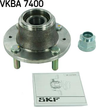 SKF VKBA 7400 - Комплект подшипника ступицы колеса www.parts5.com