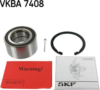 SKF VKBA 7408 - Комплект подшипника ступицы колеса www.parts5.com