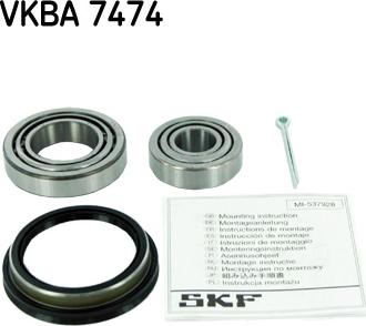 SKF VKBA 7474 - Juego de cojinete de rueda www.parts5.com