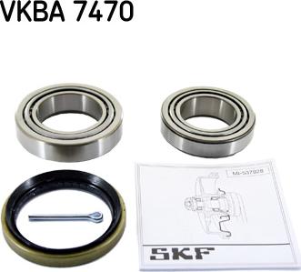 SKF VKBA 7470 - Комплект подшипника ступицы колеса www.parts5.com