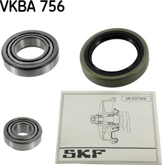 SKF VKBA 756 - Pyöränlaakerisarja www.parts5.com