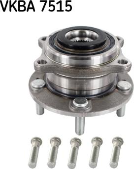 SKF VKBA 7515 - Wheel hub, bearing Kit www.parts5.com