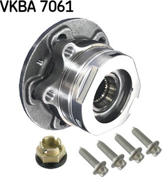 SKF VKBA 7061 - Wheel hub, bearing Kit parts5.com