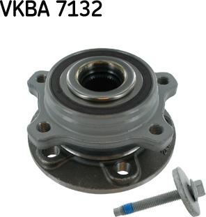 SKF VKBA 7132 - Σετ ρουλεμάν τροχών www.parts5.com