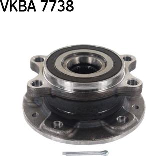 SKF VKBA 7738 - Set rulment roata www.parts5.com