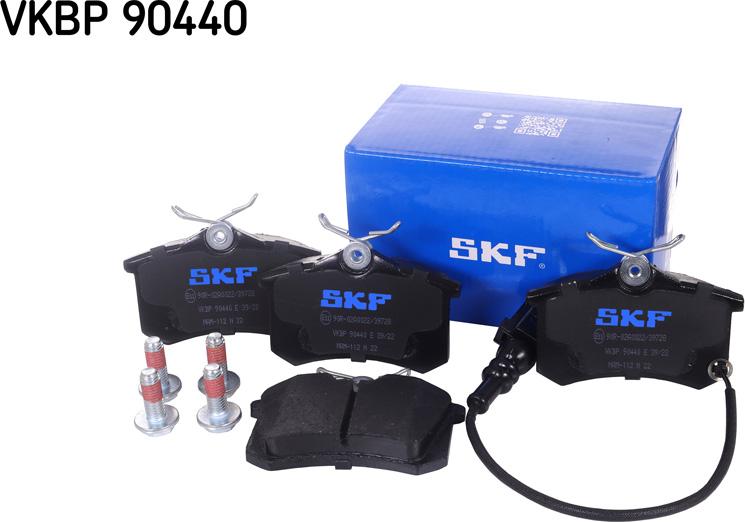 SKF VKBP 90440 E - Zestaw klocków hamulcowych, hamulce tarczowe www.parts5.com