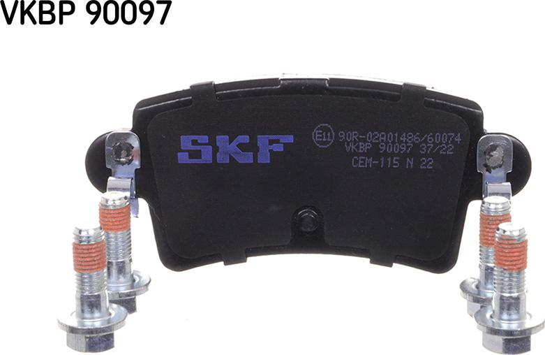 SKF VKBP 90097 - Тормозные колодки, дисковые, комплект www.parts5.com