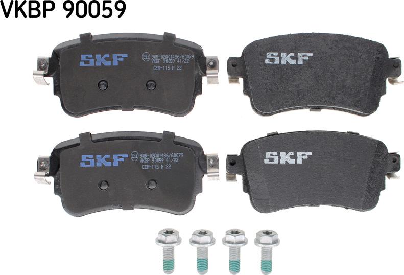 SKF VKBP 90059 - Set placute frana,frana disc www.parts5.com