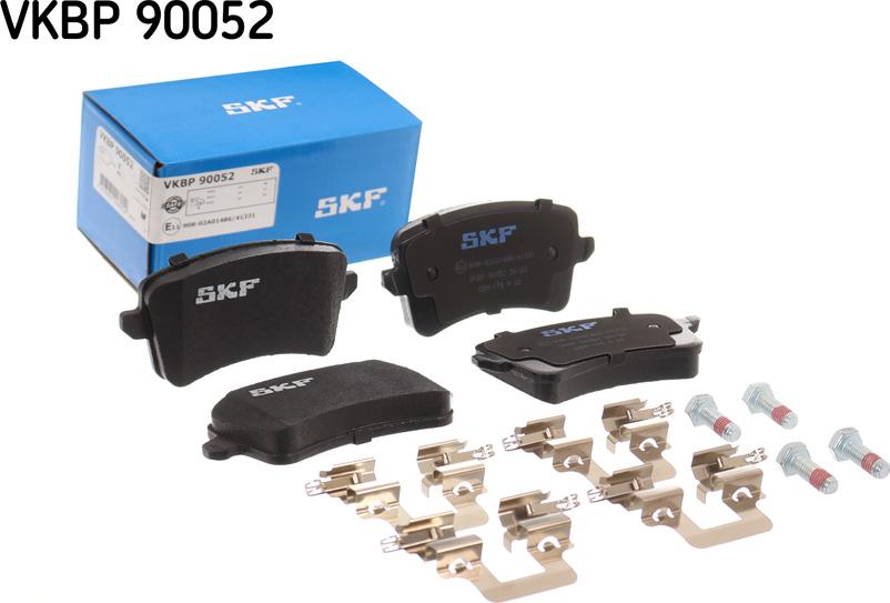 SKF VKBP 90052 - Тормозные колодки, дисковые, комплект www.parts5.com