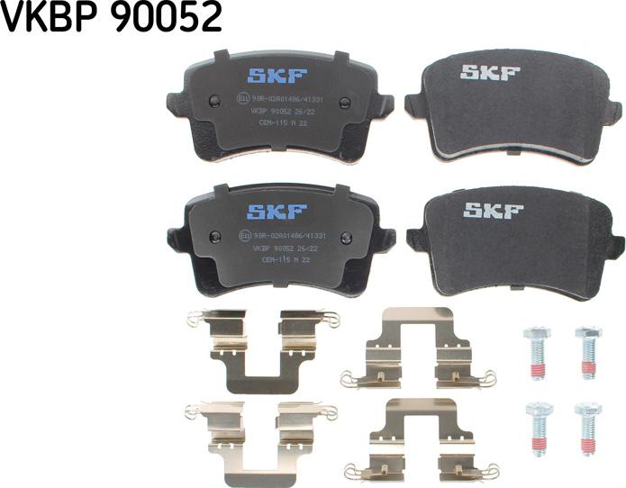 SKF VKBP 90052 - Brake Pad Set, disc brake www.parts5.com