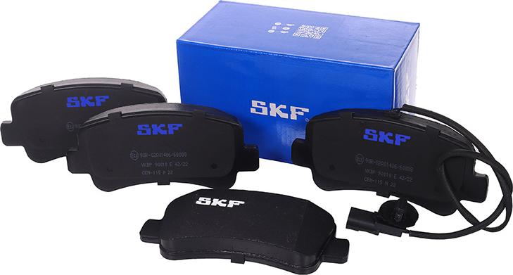 SKF VKBP 90010 E - Set placute frana,frana disc www.parts5.com