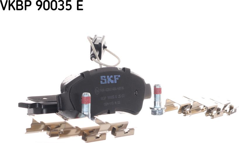 SKF VKBP 90035 E - Juego de pastillas de freno www.parts5.com