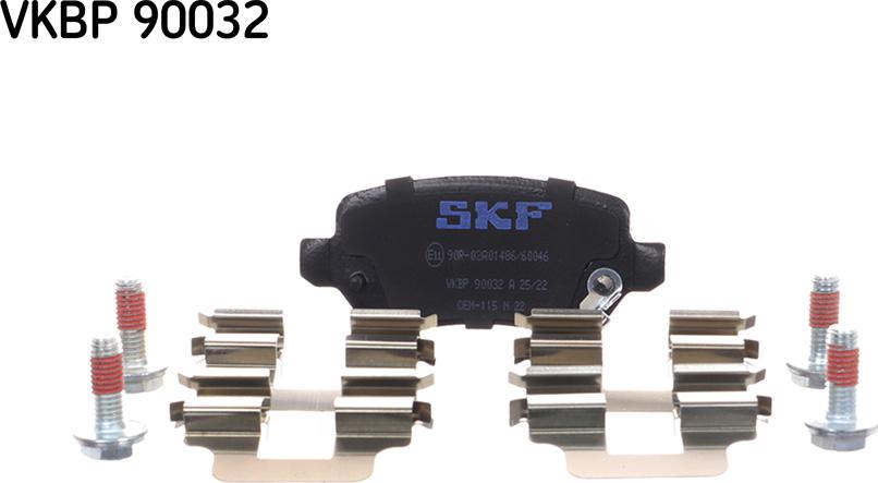 SKF VKBP 90032 A - Brake Pad Set, disc brake www.parts5.com