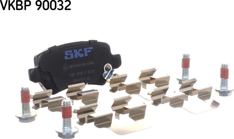 SKF VKBP 90032 A - Juego de pastillas de freno www.parts5.com