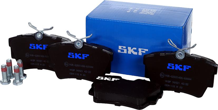 SKF VKBP 90021 - Bremsbelagsatz, Scheibenbremse www.parts5.com