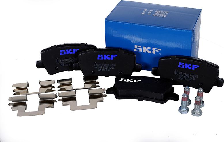 SKF VKBP 90027 - Set placute frana,frana disc www.parts5.com