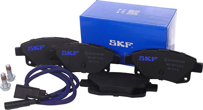 SKF VKBP 90077 E - Sada brzdových destiček, kotoučová brzda www.parts5.com