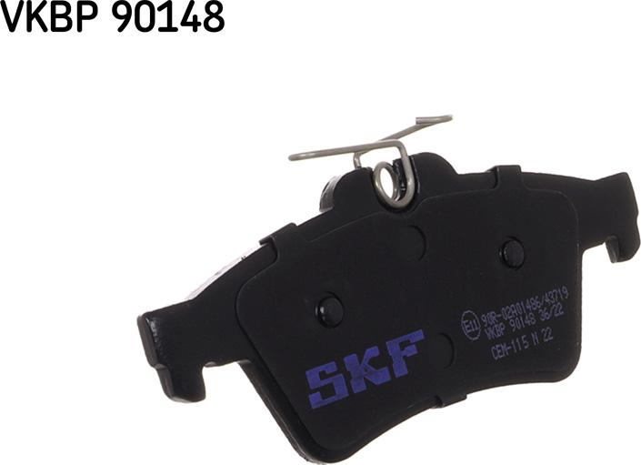 SKF VKBP 90148 - Fékbetétkészlet, tárcsafék www.parts5.com