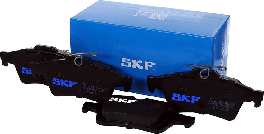 SKF VKBP 90148 - Fékbetétkészlet, tárcsafék www.parts5.com