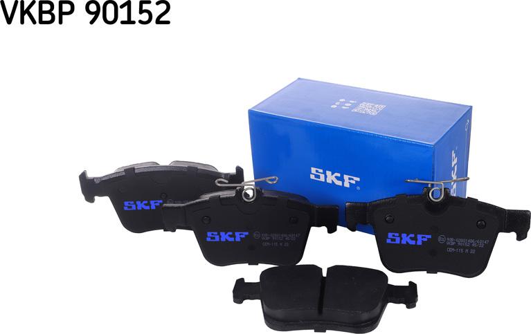 SKF VKBP 90152 - Sada brzdových destiček, kotoučová brzda www.parts5.com