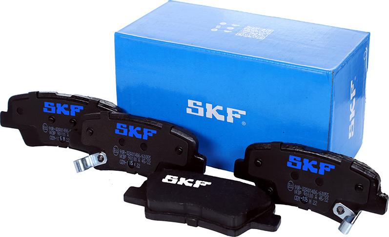 SKF VKBP 90100 A - Komplet zavornih oblog, ploscne (kolutne) zavore www.parts5.com