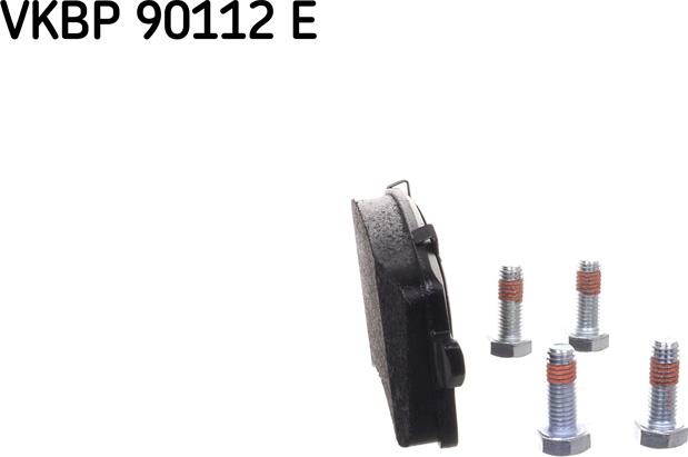 SKF VKBP 90112 E - Fékbetétkészlet, tárcsafék www.parts5.com