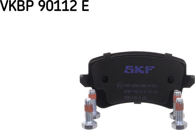 SKF VKBP 90112 E - Тормозные колодки, дисковые, комплект www.parts5.com