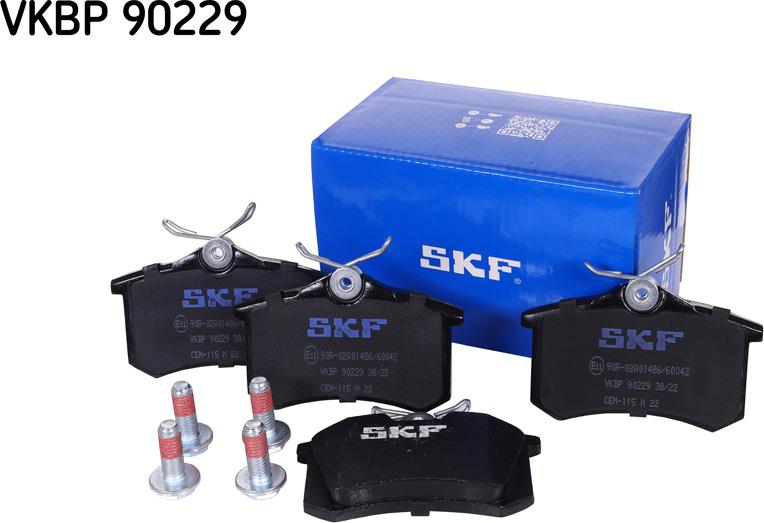 SKF VKBP 90229 - Fékbetétkészlet, tárcsafék www.parts5.com