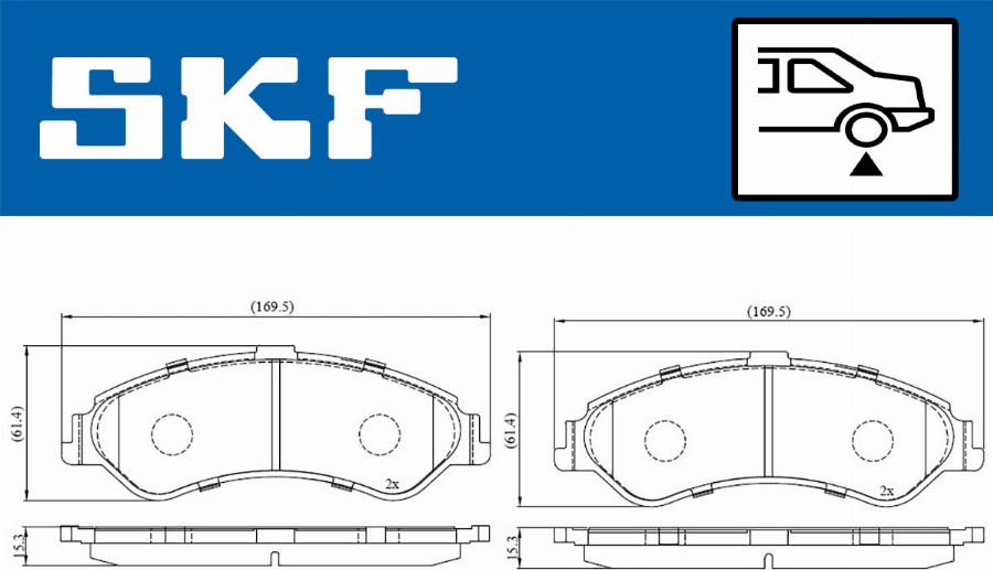 SKF VKBP 90221 - Set placute frana,frana disc www.parts5.com