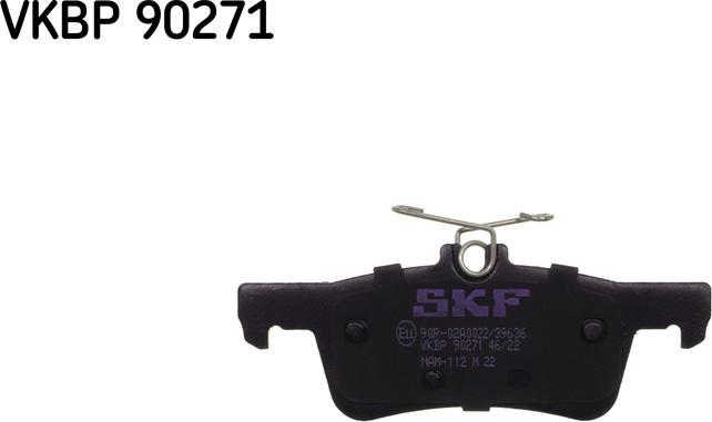 SKF VKBP 90271 - Brake Pad Set, disc brake www.parts5.com