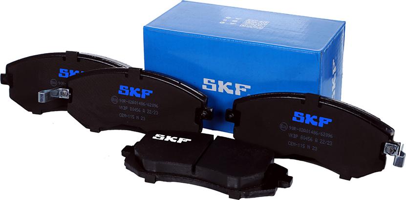 SKF VKBP 80456 A - Тормозные колодки, дисковые, комплект www.parts5.com