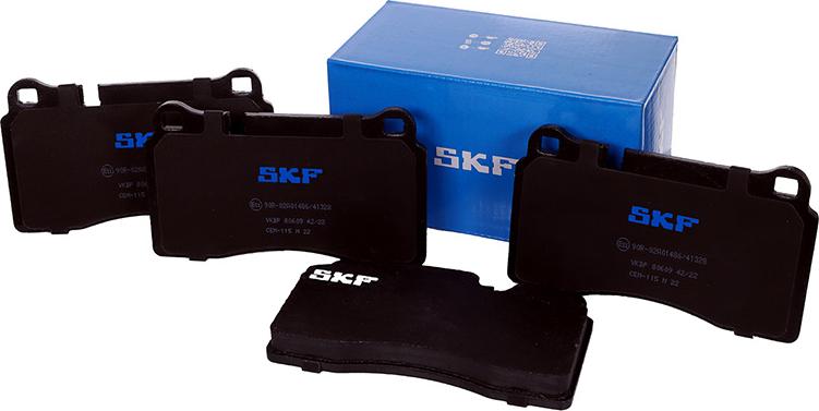 SKF VKBP 80609 - Σετ τακάκια, δισκόφρενα www.parts5.com