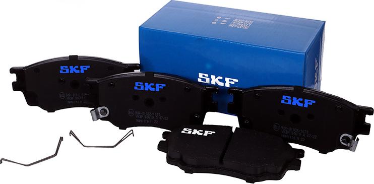 SKF VKBP 80619 A - Тормозные колодки, дисковые, комплект www.parts5.com