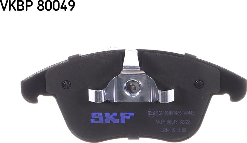 SKF VKBP 80049 - Brake Pad Set, disc brake www.parts5.com