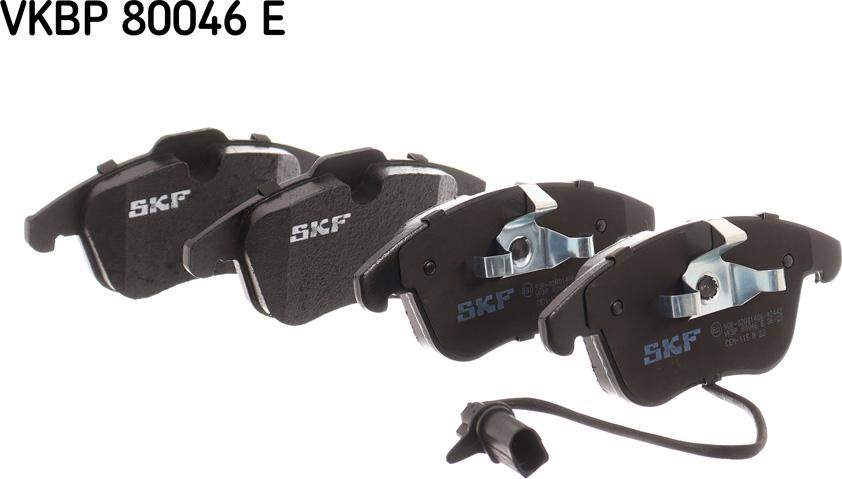 SKF VKBP 80046 E - Brake Pad Set, disc brake www.parts5.com