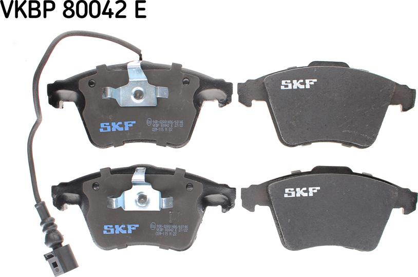 SKF VKBP 80042 E - Brake Pad Set, disc brake www.parts5.com