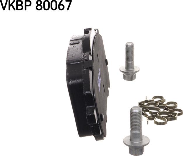 SKF VKBP 80067 - Juego de pastillas de freno www.parts5.com