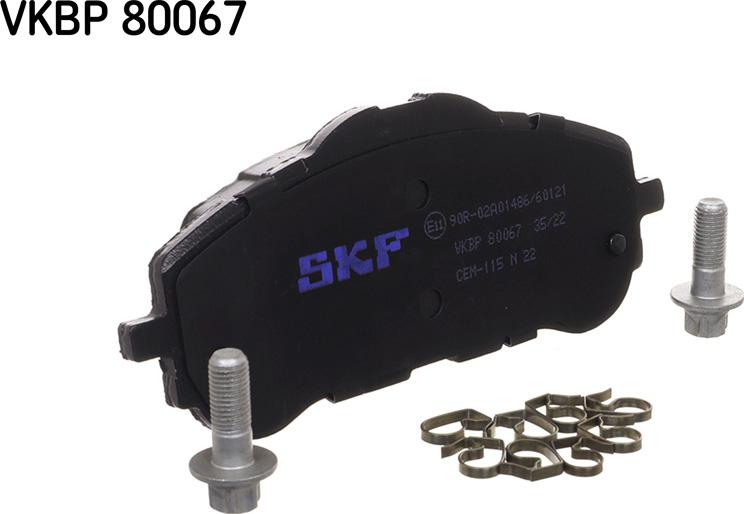 SKF VKBP 80067 - Juego de pastillas de freno www.parts5.com