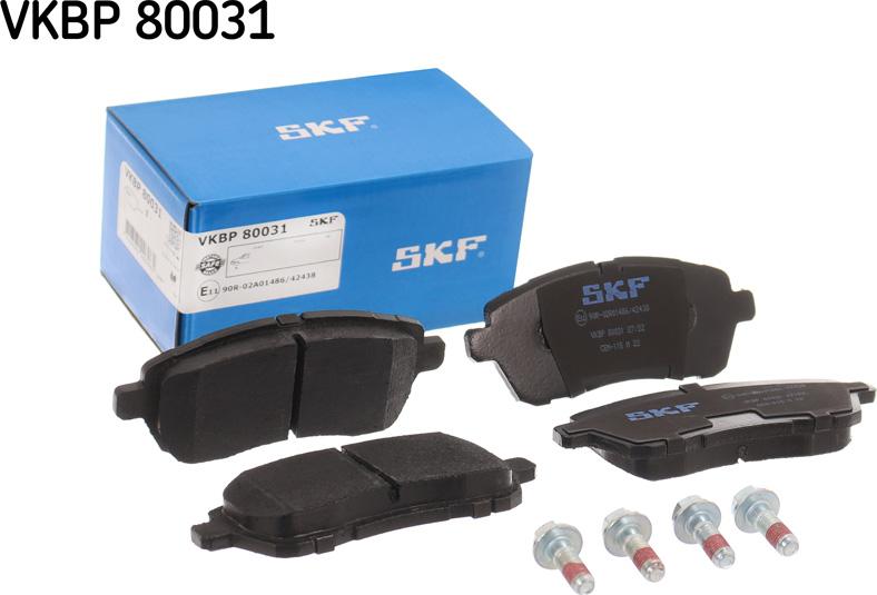 SKF VKBP 80031 - Set placute frana,frana disc www.parts5.com