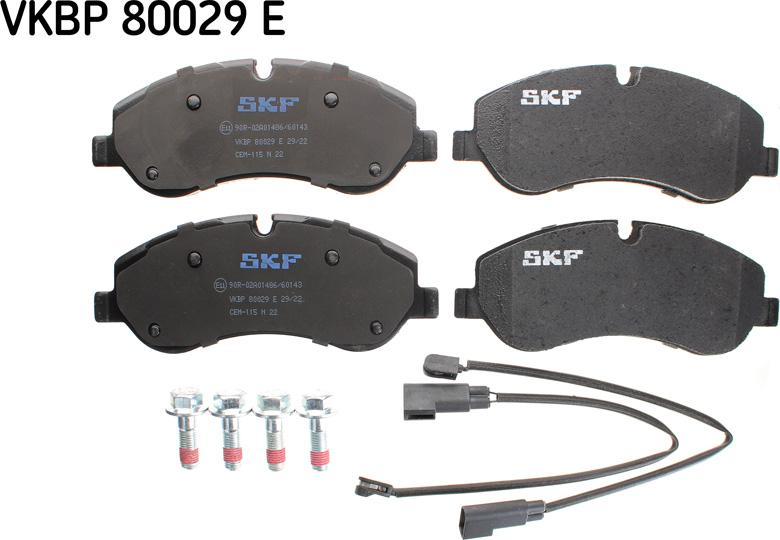 SKF VKBP 80029 E - Brake Pad Set, disc brake www.parts5.com