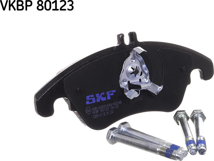 SKF VKBP 80123 - Σετ τακάκια, δισκόφρενα www.parts5.com