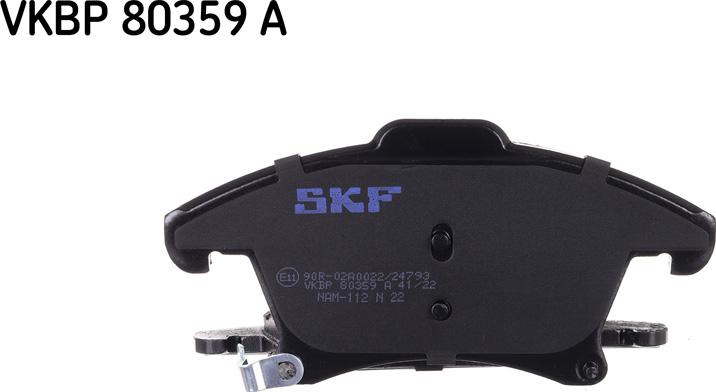 SKF VKBP 80359 A - Brake Pad Set, disc brake www.parts5.com