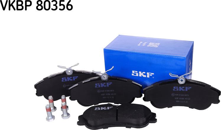 SKF VKBP 80356 - Sada brzdových destiček, kotoučová brzda www.parts5.com