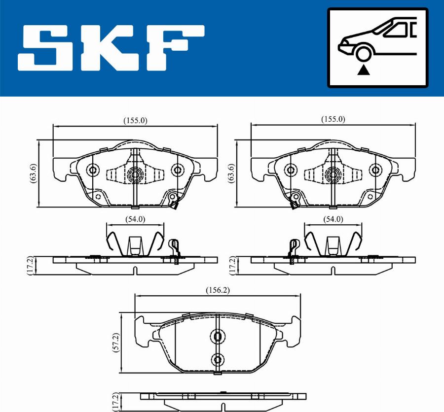 SKF VKBP 80320 A - Jarrupala, levyjarru www.parts5.com