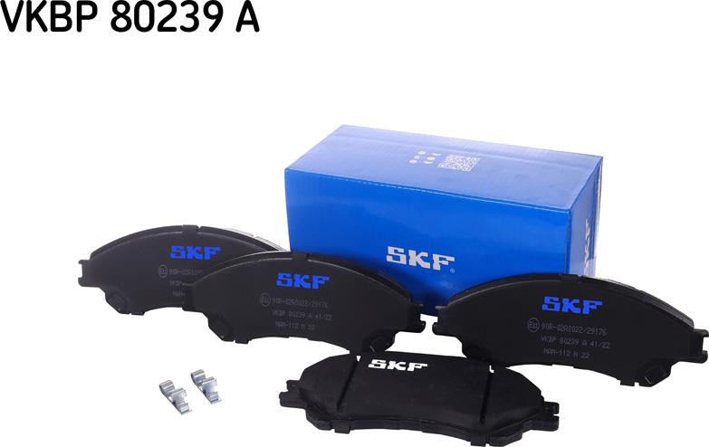 SKF VKBP 80239 A - Brake Pad Set, disc brake www.parts5.com