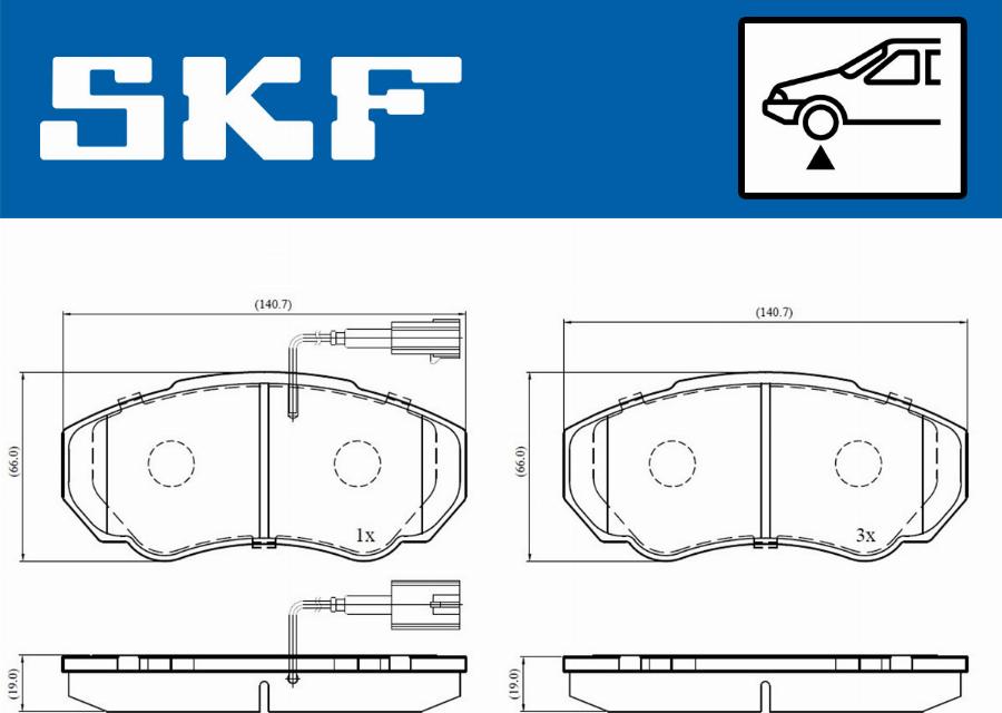 SKF VKBP 80273 E - Brake Pad Set, disc brake www.parts5.com