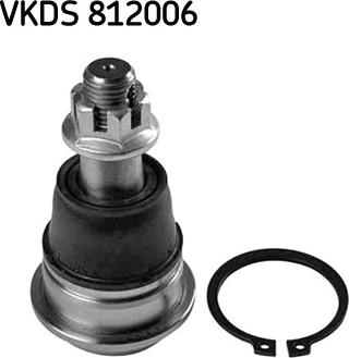 SKF VKDS 812006 - Шаровая опора, несущий / направляющий шарнир www.parts5.com